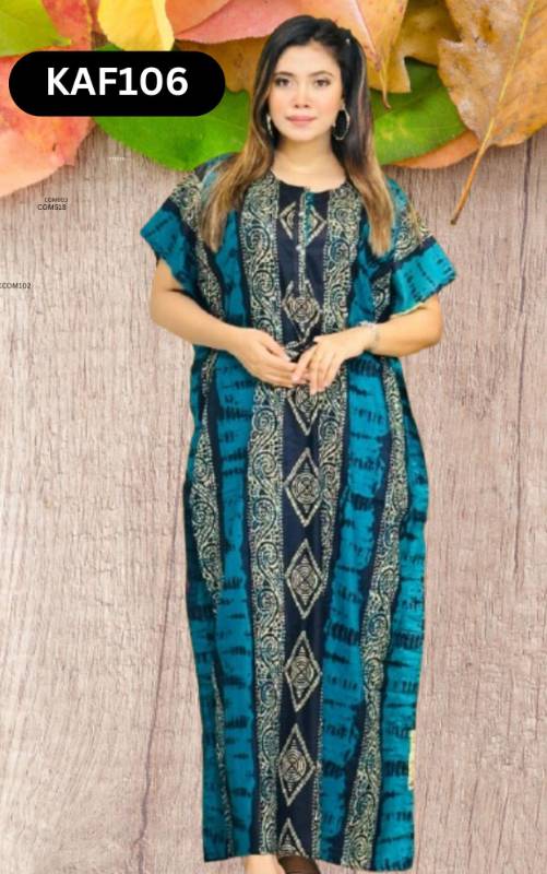 China Linen Kaftan Maxi