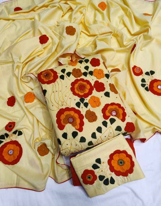 Full applique three piece.