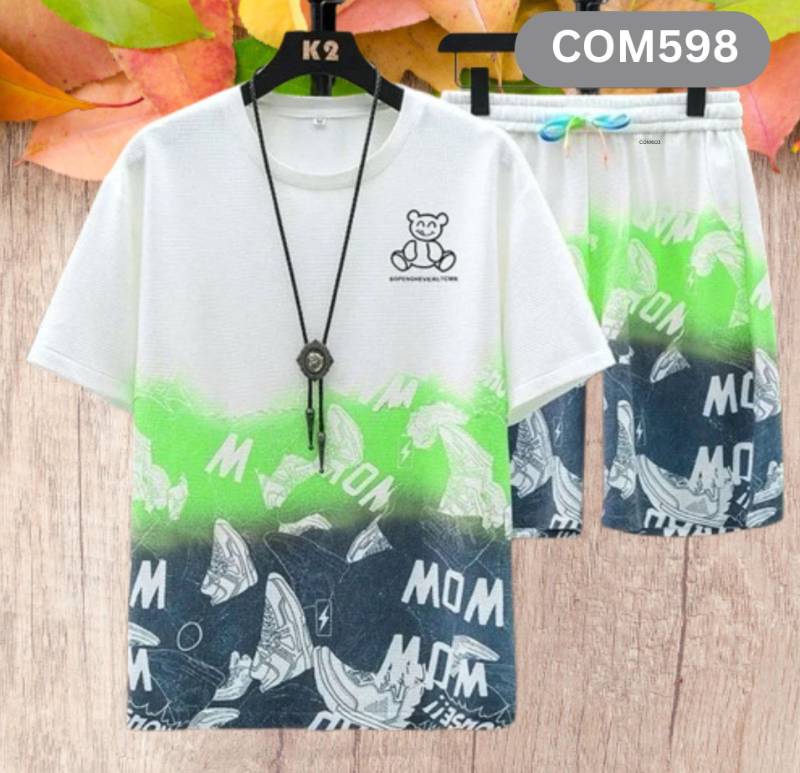 T-Shirt & 2 Quarter Pant  COM599