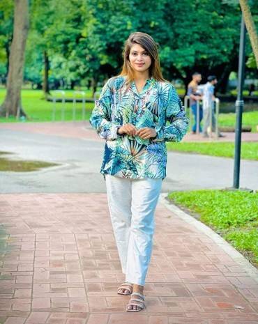 Ladies Shirt  China Print