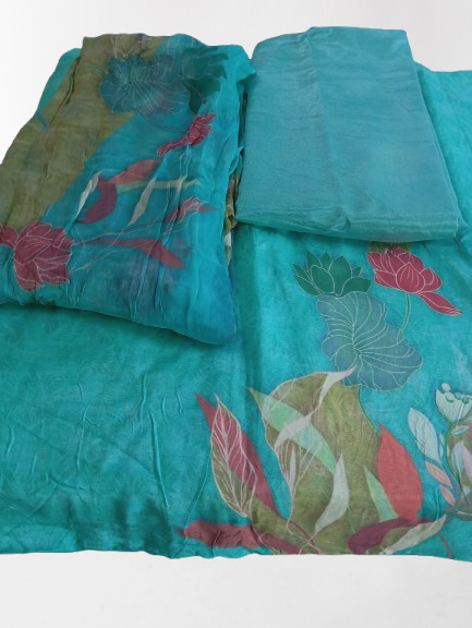 RG Unstitched Silk Salowar Kamiz - RNB007