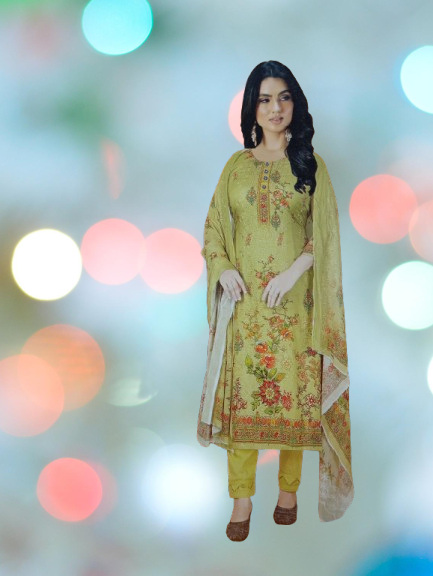 RG Unstitched Salowar Kamiz - RNB002