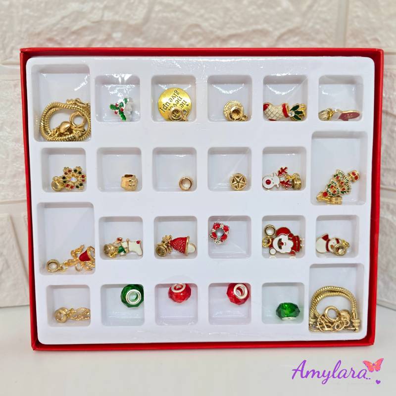 Set de Pulsera - Calendario de Adviento dorado