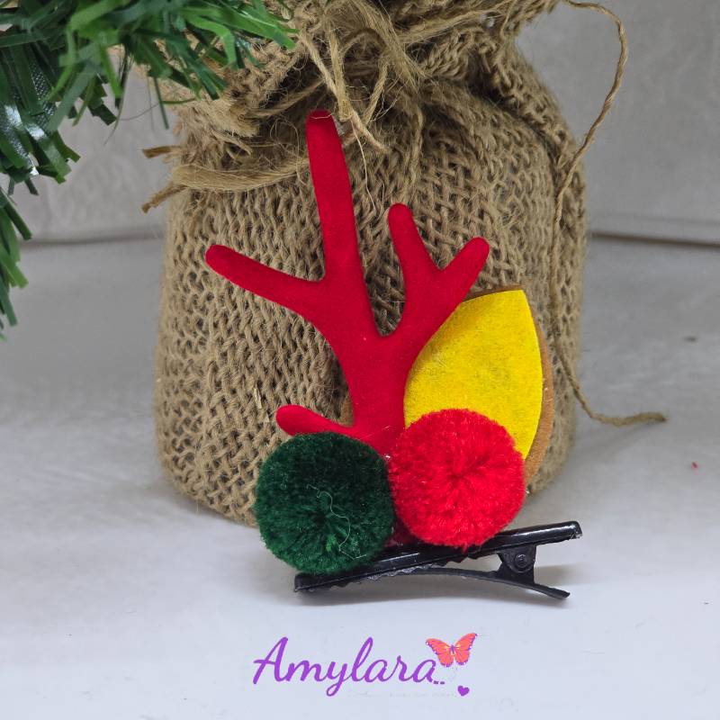Ganchos Navideños de Reno