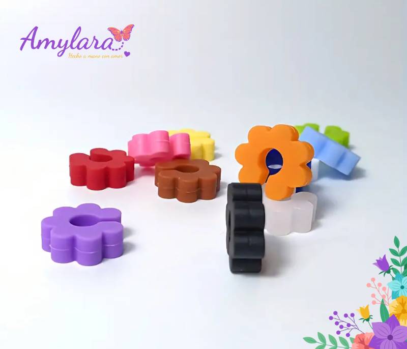 Marcador de Copas y Vasos - Flor 2D (x6)