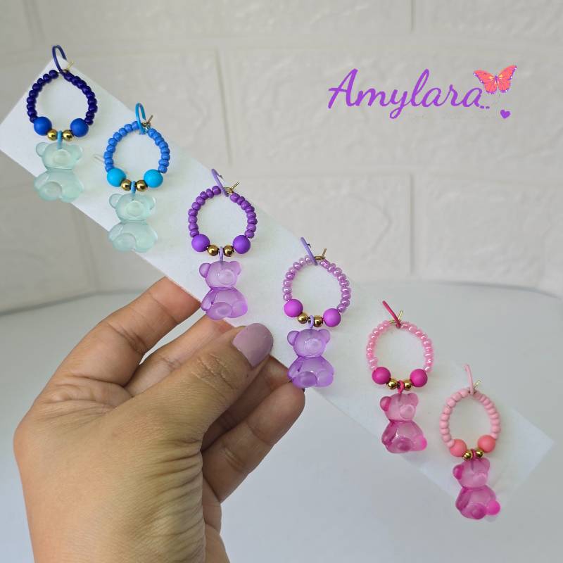 Charms de copas - Modelo Ositos 3D-B