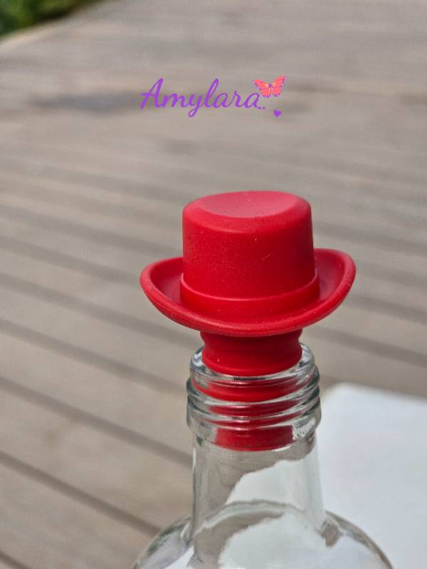 Tapón de Botella - Sombrero Rojo 3D