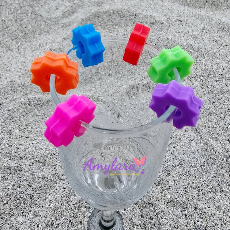 Marcador de Copas y Vasos - Estrella 2D (x6)