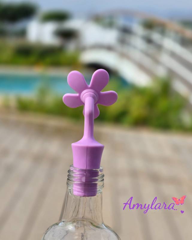 Tapón de Botella - Flor 3D
