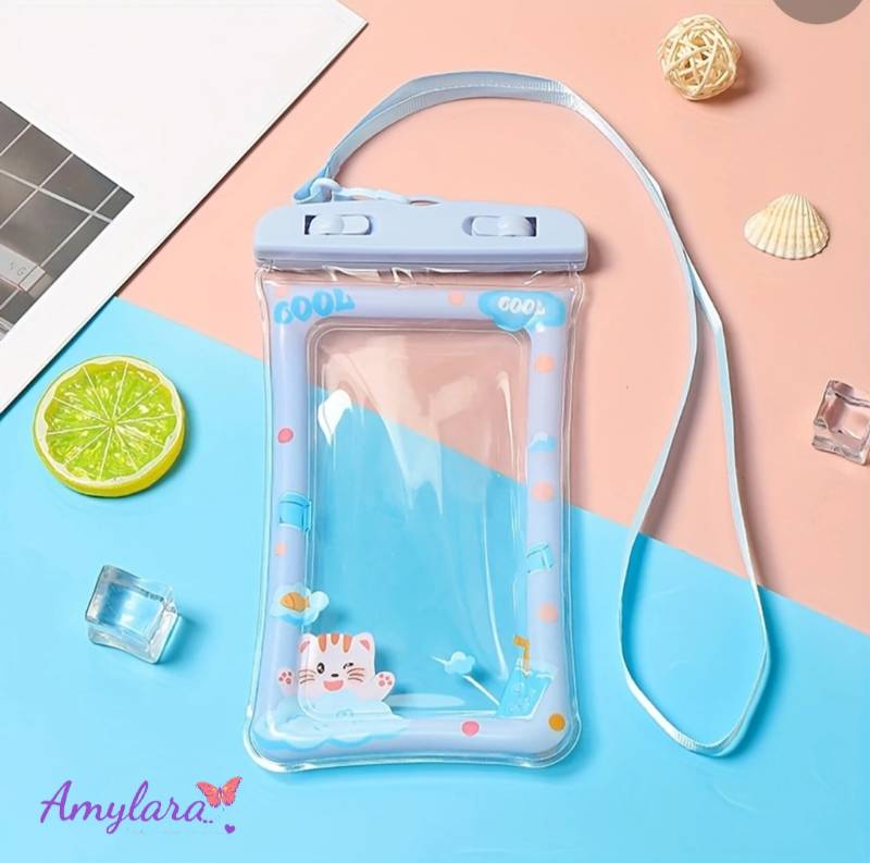 Funda impermeable para celular con diseño