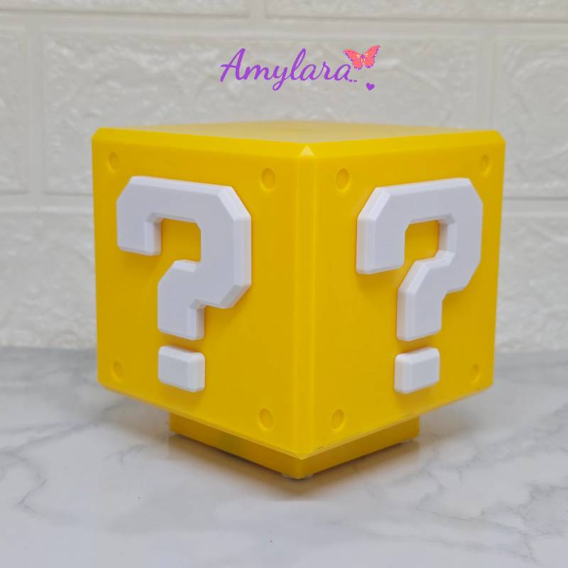 Lámpara Signo de interrogación de Mario Bross