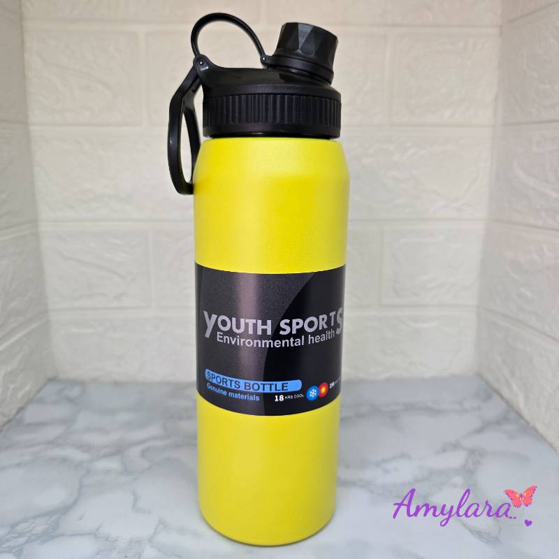 Botella deportiva de acero inoxidable 800ml