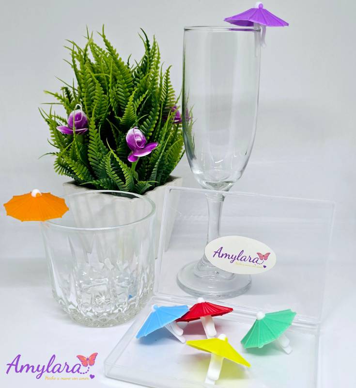 Marcador de Copas y Vasos - Sobrilla 3D (x6)