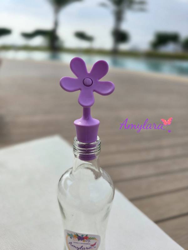 Tapón de Botella - Flor 3D