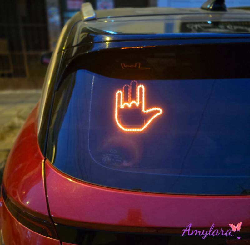 Mano de gestos LED para auto