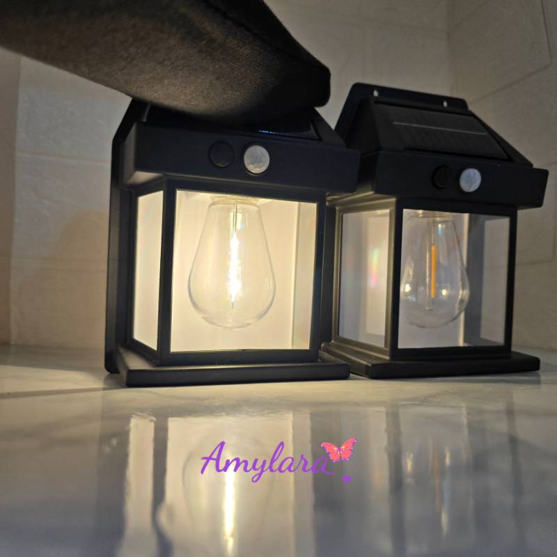 Lampara de Pared Solar con Reconocimiento de Movimiento