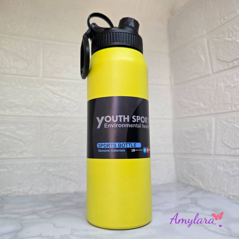 Botella deportiva de acero inoxidable 800ml