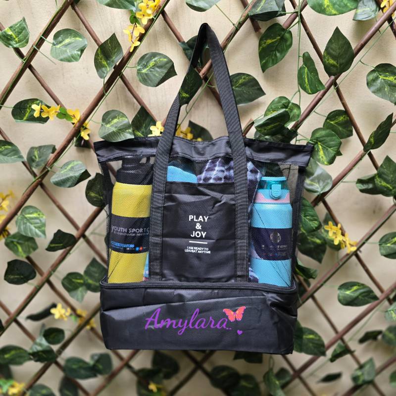 Bolso playero con cooler