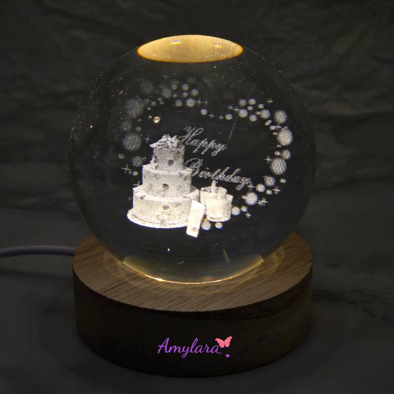 Lámpara esfera 3D Mediana