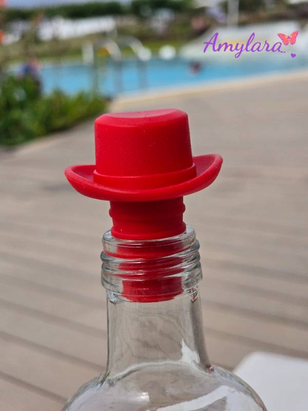 Tapón de Botella - Sombrero Rojo 3D