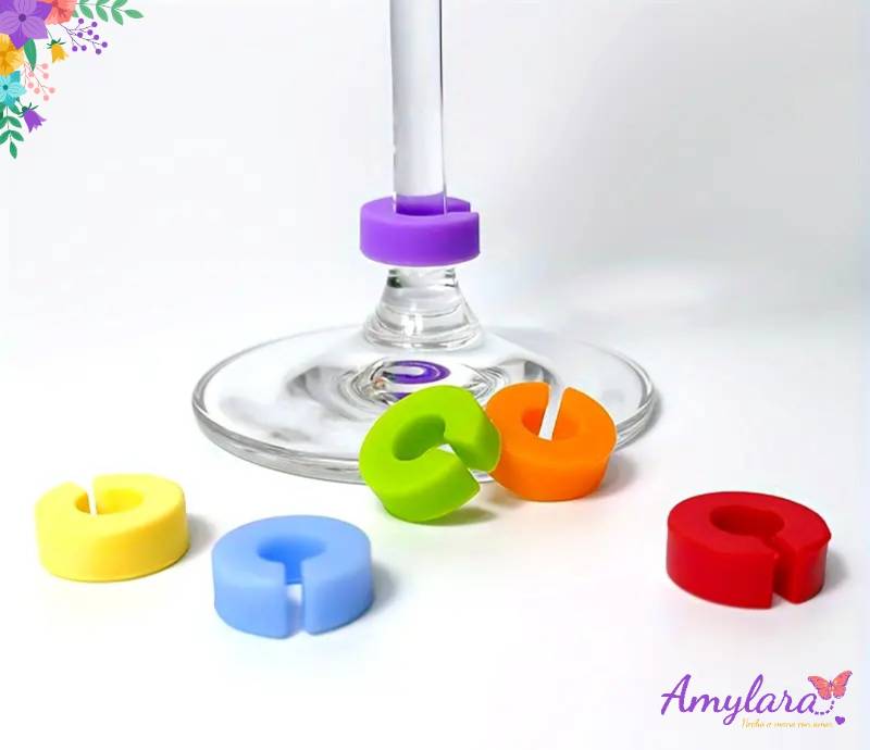 Marcador de Copas y Vasos - Donut 2D (x6)