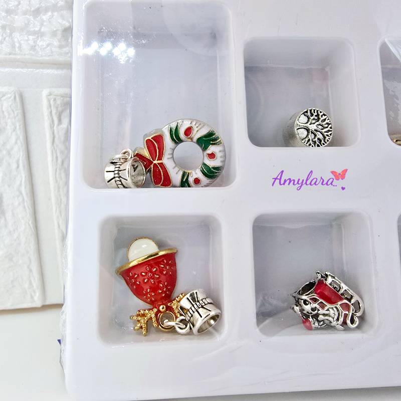 Set de Pulsera - Calendario de Adviento plateado