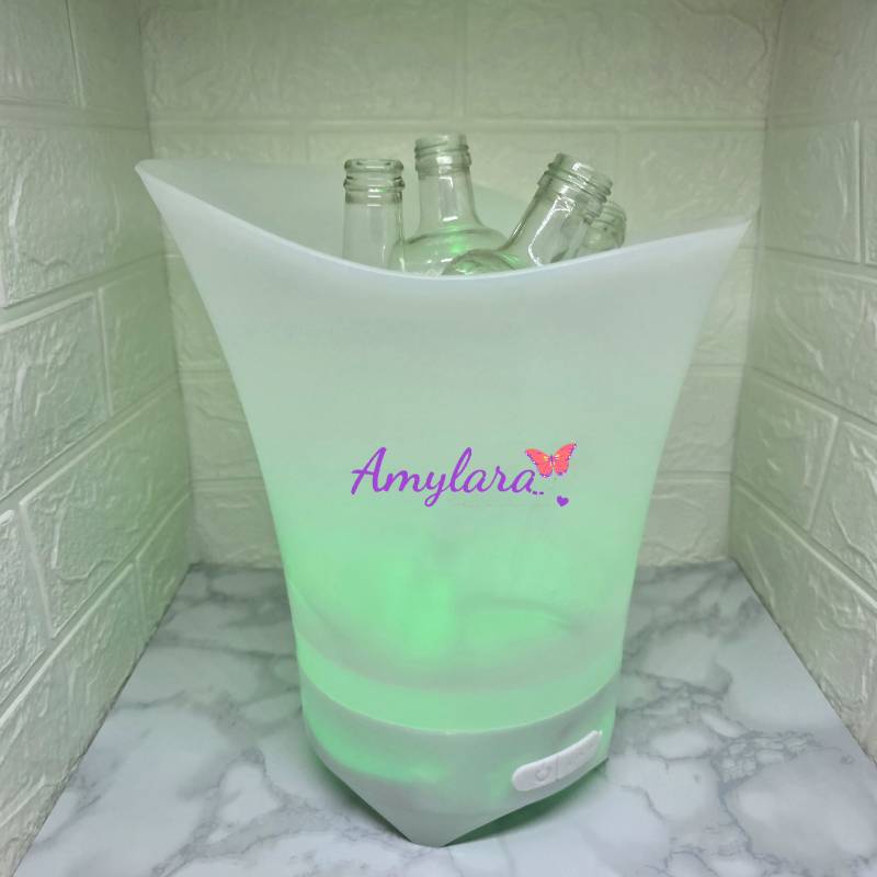 Champagnera / Hielera musical LED