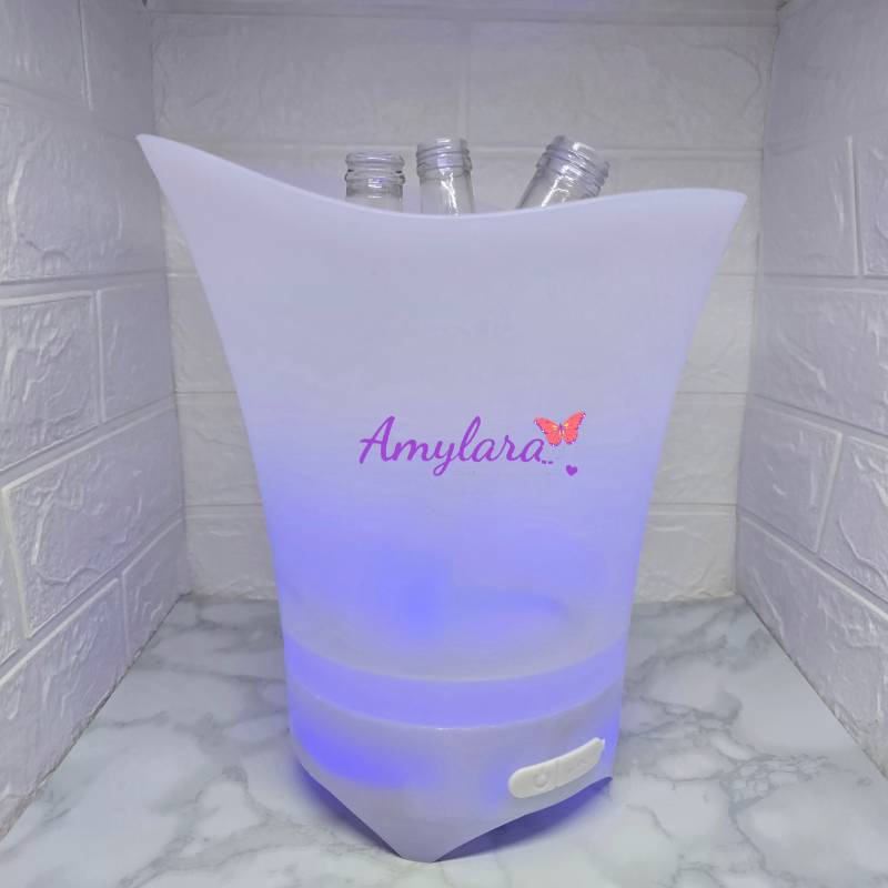 Champagnera / Hielera musical LED