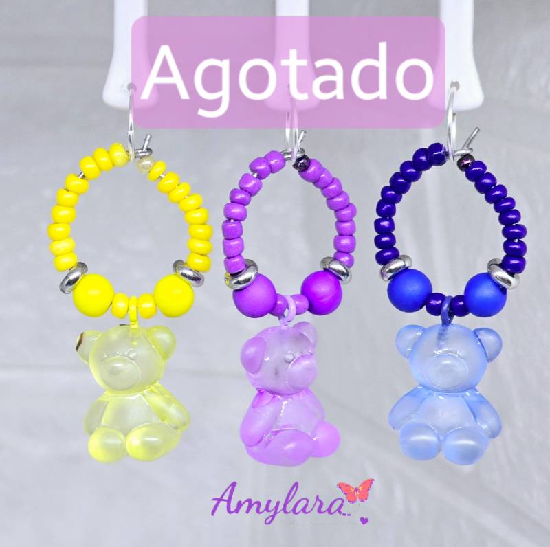 Charms de copas - Modelo Ositos 3D-A