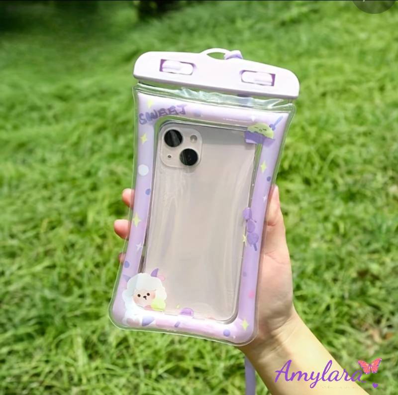Funda impermeable para celular con diseño