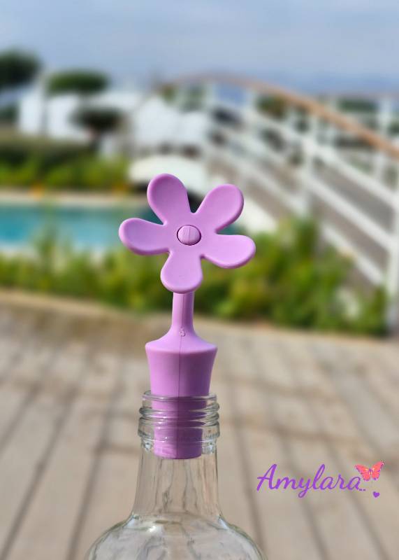 Tapón de Botella - Flor 3D