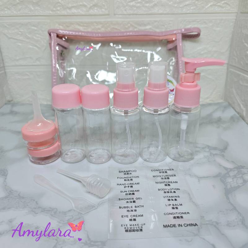 Set de botellas de viaje (7)