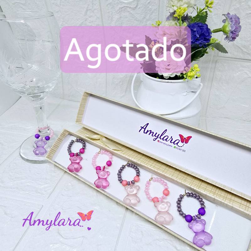 Charms de copas - Modelo Ositos 3D-A