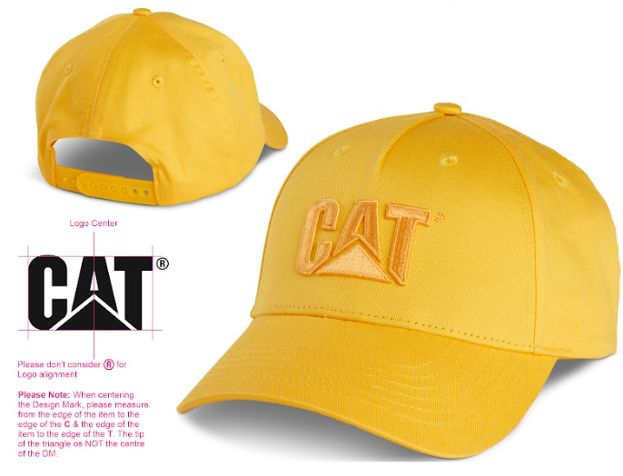 Yellow Tonal Cap- 3D Cat logo