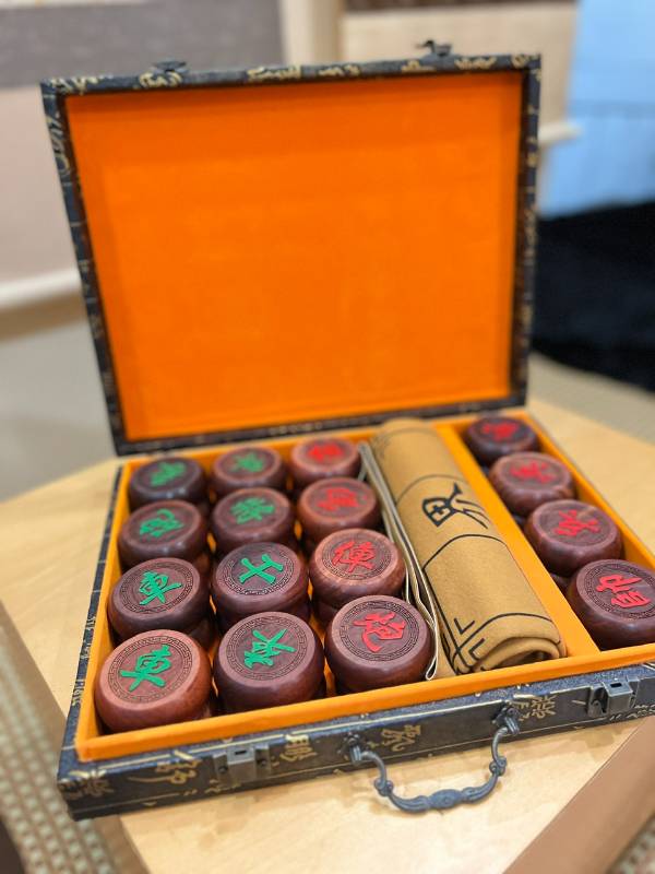 Vali cờ tướng da thật