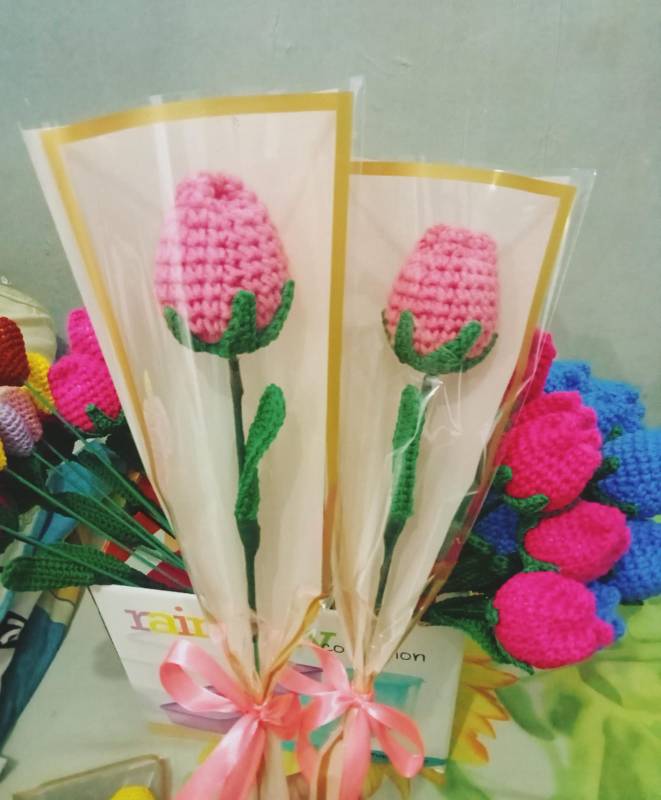 Bunga Tulip Pink
