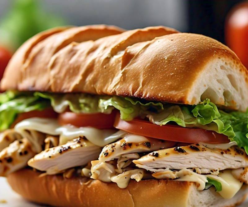 Chicken sub sandwich