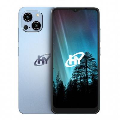 HYLine Azul, 6.51 pulgadas, 1600x720 Incell, T606, 8GB RAM, 256GB Storage, Android 13, 13MP Front, 48/2MP Rear, 5000mAh, Includes Clear Case, Screen Protector a