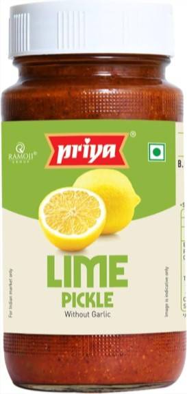 Priya Lime Pickle WoutG EH 300gm