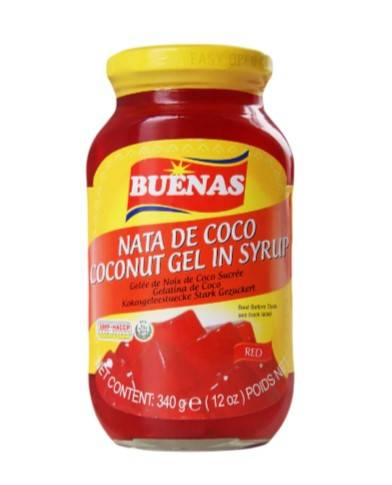 Beunas Red Coconut Gel in Syrup 340gm