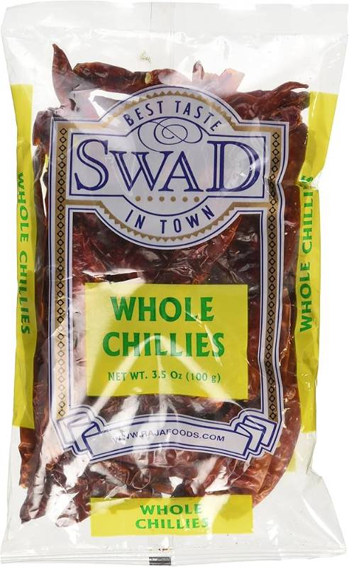 Swaad Chilli whole stemless 150gm