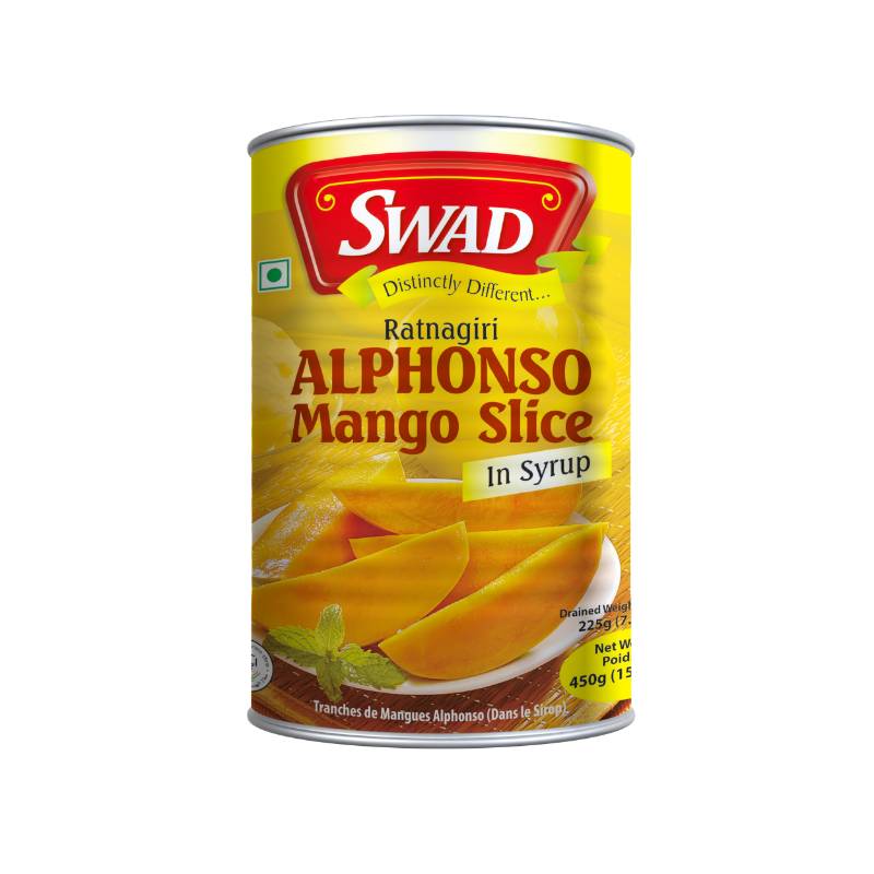 swad alphonso mango slice 450g