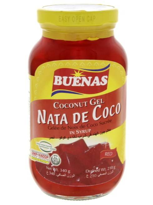 BUENAS COCONUT GEL RED 340