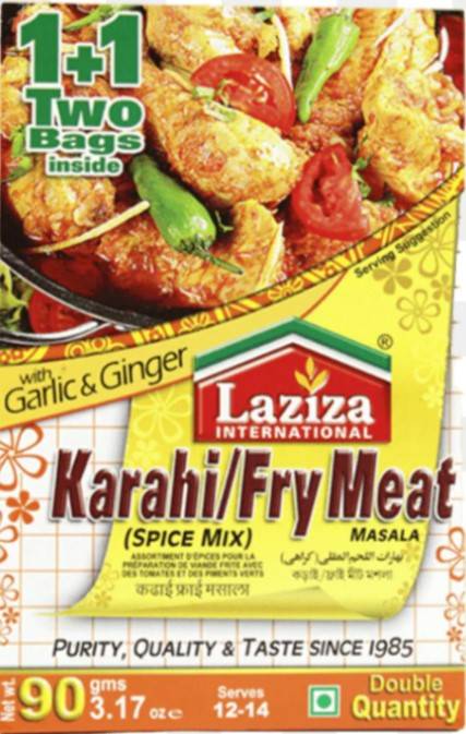 Laziza Fry Meat Masala 90gm