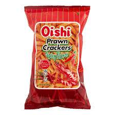 Oishi shrimp chips spicy 60g