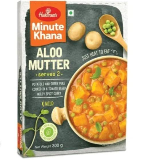 Haldirams Minute Khana Aloo Mutter 300g