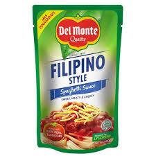 Del Monte Spaghetti sauce filipino style