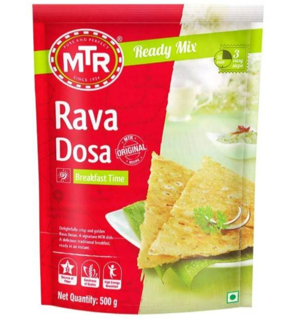 MTR Instant Rava Dosa Mix 500gm