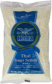 Heera thai sago small/tapioca seeds 500g
