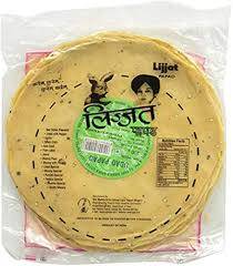 Lijjat papad plain udad 200gr